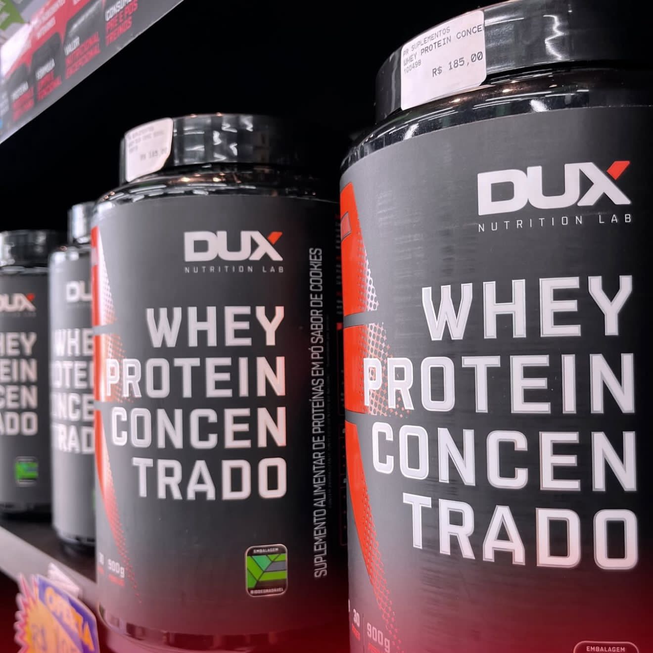 Whey Protein Concentrado Morango Pote 900g